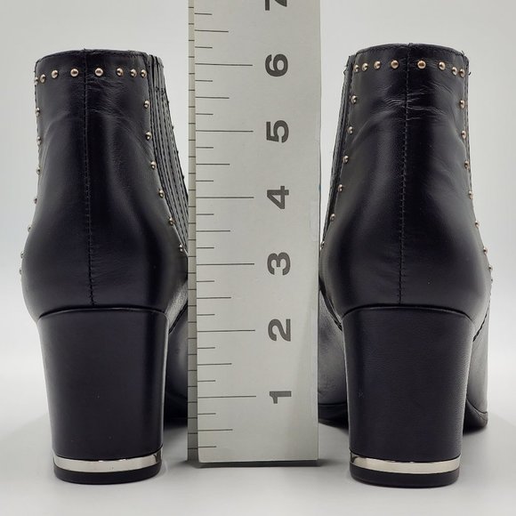 MICHAEL Michael Kors Black Leather Ankle Booties - Picture 11 of 16